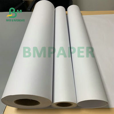 36' X 300ft پوشش داده شده 28lb CAD نقشه کاغذ Bond رول 3' هسته