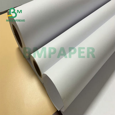 36' X 300ft پوشش داده شده 28lb CAD نقشه کاغذ Bond رول 3' هسته