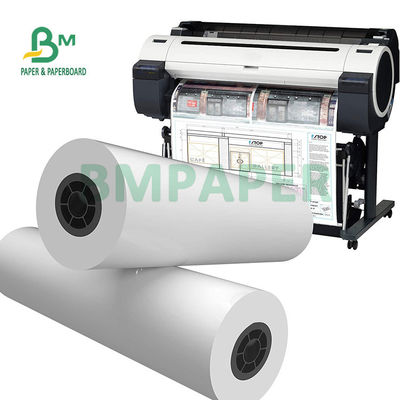 قالب گسترده CAD رولی های جوهر 20lb سند کاغذ برای طراحی مهندسی 24' X 150'