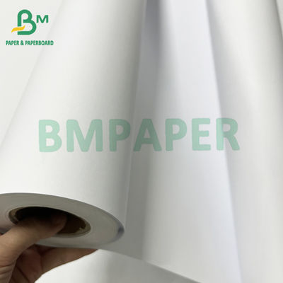 80grs کاغذ CAD مهندسی صاف 20lb جوهر جت بسته کاغذ رول