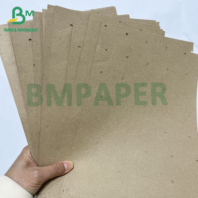70gm بازیافتی سوراخ گرد سوراخ زیرپوش Kraft Paper برای کارخانه پوشاک