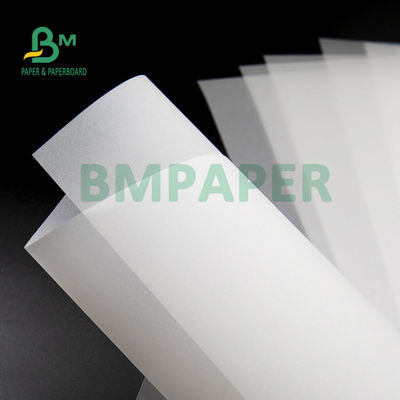 80gsm 113gsm کاغذ شفاف سفید برای طرح 610mm x 914mm