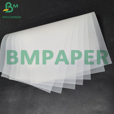 55gsm 60gsm کاغذ ردیابی طبیعی سفید شفاف کاغذ نقلیه نقلیه