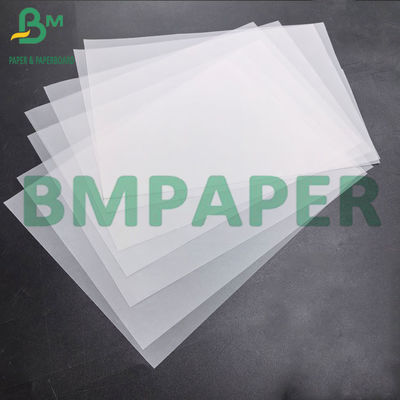 55gsm 60gsm کاغذ ردیابی طبیعی سفید شفاف کاغذ نقلیه نقلیه