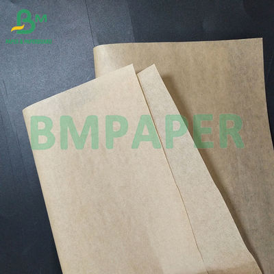 38 40gm قهوه ای ضد چرب مواد غذایی سندویچ کاغذ بسته بندی کیت 3 کیت 5