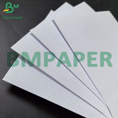 1.5mm 2.5mm 3 لایه بسته بندی کارتونی سفید لوله دار ورق های کارتونی سفید شده