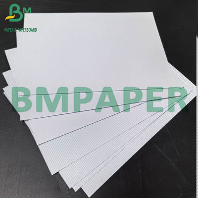 1.5mm 2.5mm 3 لایه بسته بندی کارتونی سفید لوله دار ورق های کارتونی سفید شده