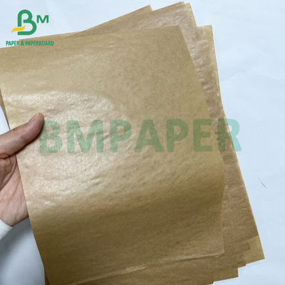 بازیافتی 40 گرمی پرمیوم یک طرفه رنگ قهوه ای درخشنده کیسه kraft کاغذ رول