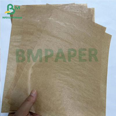 بازیافتی 40 گرمی پرمیوم یک طرفه رنگ قهوه ای درخشنده کیسه kraft کاغذ رول