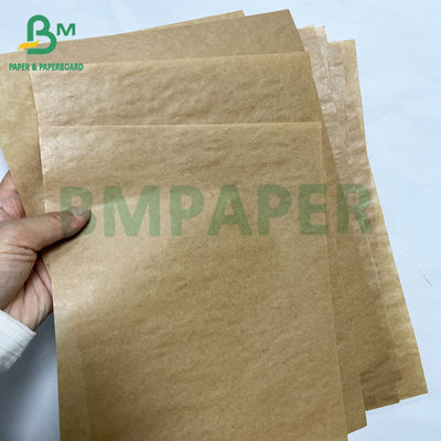 بازیافتی 40 گرمی پرمیوم یک طرفه رنگ قهوه ای درخشنده کیسه kraft کاغذ رول