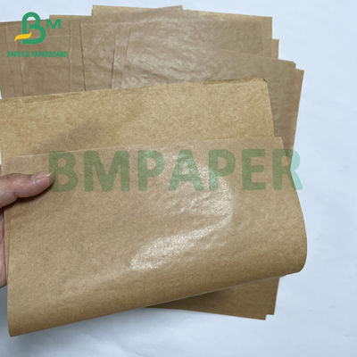 40grs مواد غذایی امن یک طرفی پرمیوم درخشنده قهوه ای کیسه کاغذ کرافت