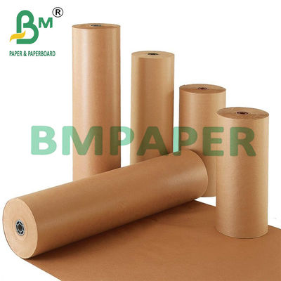 بسته بندی رولی قهوه ای کاغذ کششی با قدرت بالا برای کیسه های شیمیایی 50-120gm