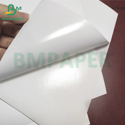 کاغذ سفید خود چسبنده حرارتی مت چاپی استیکر کاغذ برای برچسب