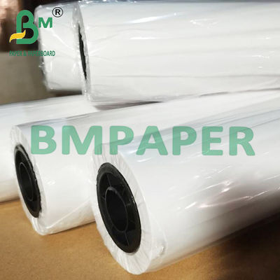 36 &quot;x 500ft 3&quot; هسته 20lb کاغذ باند سفید برای چاپگر های رنگ جوی فرمت بزرگ