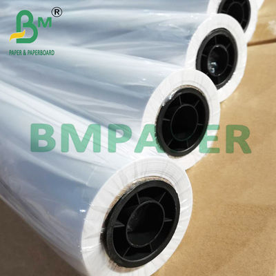 36 &quot;x 500ft 3&quot; هسته 20lb کاغذ باند سفید برای چاپگر های رنگ جوی فرمت بزرگ