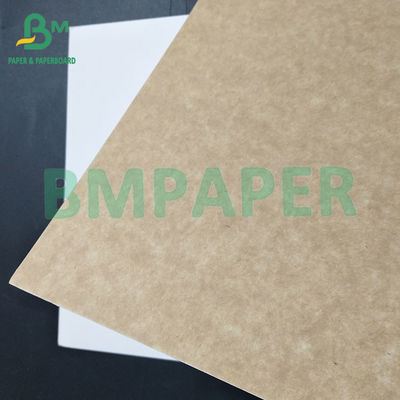 200 تا 250 گرم 100٪ چوبی تازه از پالپ مواد غذایی پوشش داده شده Kraft Back برای بسته بندی محصولات غذایی