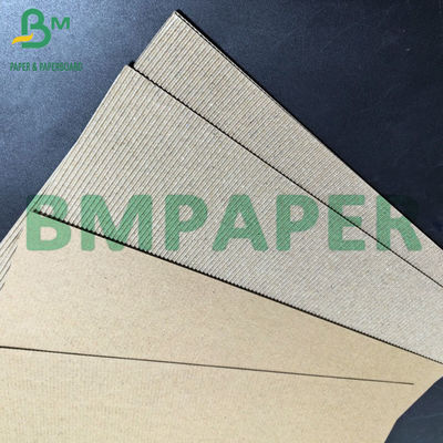 1mm E F فلوت بدون پوشش قهوه ای کارت موج دار برای جعبه های بسته بندی