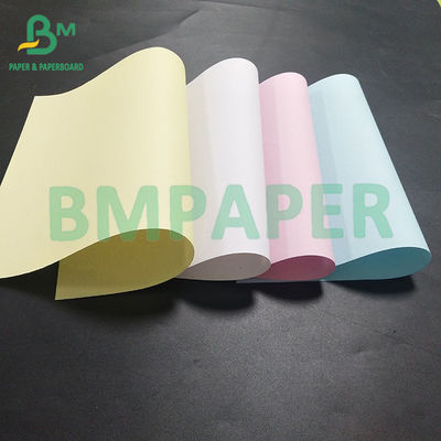 60GSM به وضوح نوشته شده CB سفید CFB CF کاغذ دوبرابر بدون کربن