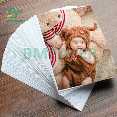 ۲۶۰ گرم ۳۰۰ گرم چاپ دو طرفه جوهر زننده کاغذ عکاسی برای منوی ۶R A4