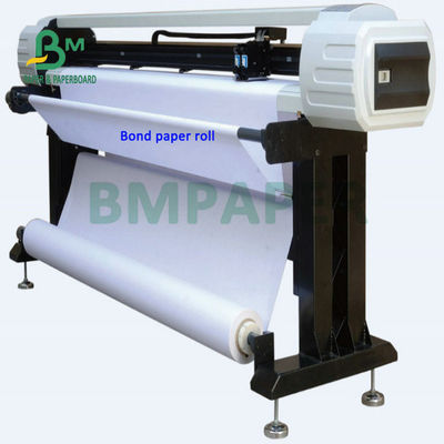 20# 24# 28# کاغذ انکژت بزرگ 20lb 24lb کاغذ نقشه برداری CAD بدون پوشش
