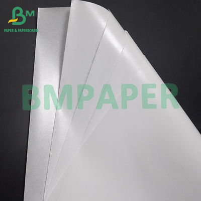 30gm 60gm کاغذ کرافت سفید در یک طرف برای محصولات بسته بندی