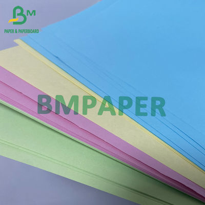 80gm رنگ کاغذ نامه اندازه 8.5 X 11 اینچ 500 ورق در هر بسته آبی روشن سبز زرد قرمز عمیق سیاه
