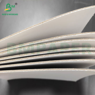 1.1mm 1.2mm White Chipboard Medium Weight Sheets Cardboard سفید از هر دو طرف
