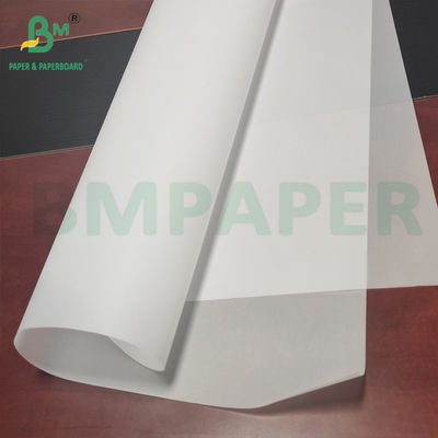 کاغذ ردیابی شفاف طبیعی 53 - 285gsm کاغذ ردیابی مهندسی