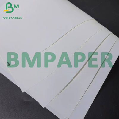 80mm 100mm پوشش داده شده بدون چربی سفید PP کاغذ مصنوعی برای منوی