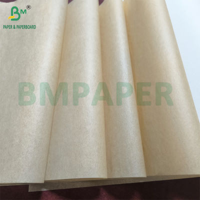 40gm درجه 7 کاغذ ضد چرب رول و ورق رنگ قهوه ای برای بسته بندی مواد غذایی