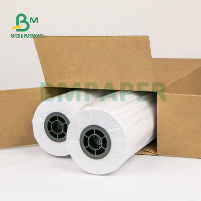 100 گرام 150 گرام مات پوشش داده شده CAD نقشه کاغذ رول 24' 36' X 300ft رنگارنگ جوهر