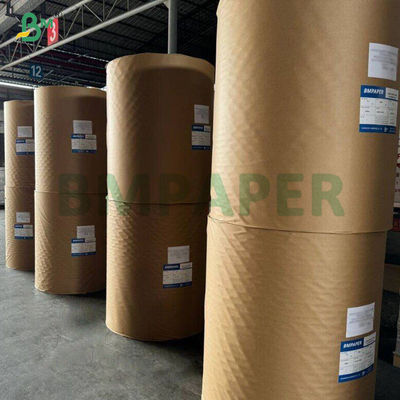 70g 80g C1S کاغذ سفید درخشان برای ساخت برچسب 1020mm عرض رول