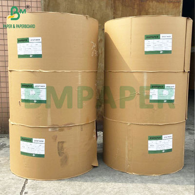پوشش یک طرفه C1S برقی برچسب کاغذ 90gsm برای صنعت برچسب گذاری