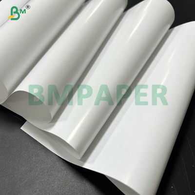 80 گرام 115 گرام پوشش تک طرفه کاغذ درخشان برای برچسب های کمر 80 سانتی متر 86 سانتی متر