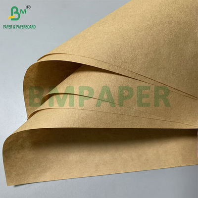 کاغذ کرافت قهوه ای بدون پوشش 50gm 60gm 180mm 715mm برای ساخت کیسه های غذایی