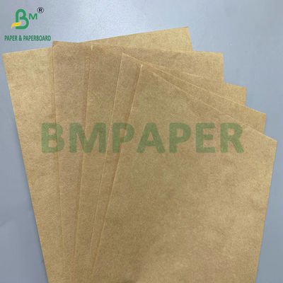 کاغذ کرافت قهوه ای بدون پوشش 50gm 60gm 180mm 715mm برای ساخت کیسه های غذایی