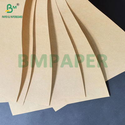 50g 60g نباتات چوبی غیر پوشیده قهوه ای رول کاغذ بسته بندی Kraft