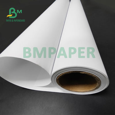 108GSM 180GSM پوشش داده شده طرح ساز بسته کاغذ رول برای چاپ گرافیک 36' X 50m