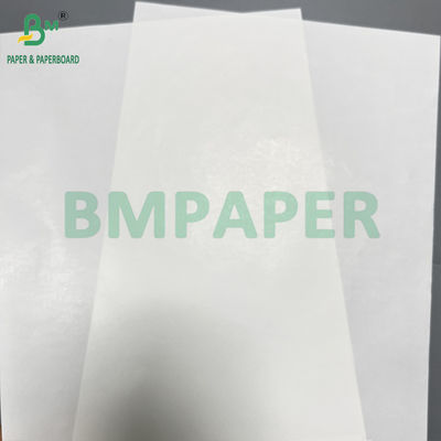یک طرف درخشان 62 65 GSM سفید خیس - رول کاغذی برای ساخت برچسب