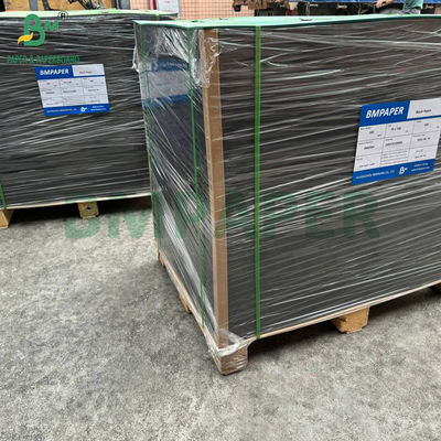 150 گرم 180 گرم کاغذ کارت سیاه برای کیسه های خرید مقاوم به تاشو 70 x 100 سانتی متر