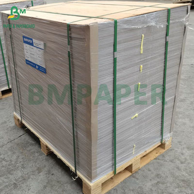 1mm 820g کارتونی سفید با خاکستری وسط 2 لایه کارتونی لایه دار 31 &quot;x 43&quot;