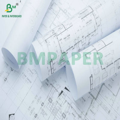 36' x 500ft 3' شکل هسته ای CAD رول کاغذ Inkjet برای چاپ طرح های معماری
