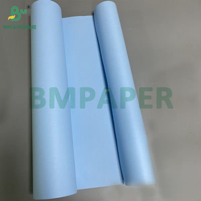 80 گرام دو طرفه کاغذهای نقشه برداری آبی چاپگر CAD رول 20 &quot; 24 &quot; عرض 50 يارد طول 100 يارد