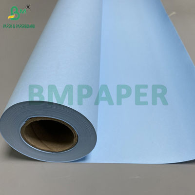 80 گرام دو طرفه کاغذهای نقشه برداری آبی چاپگر CAD رول 20 &quot; 24 &quot; عرض 50 يارد طول 100 يارد