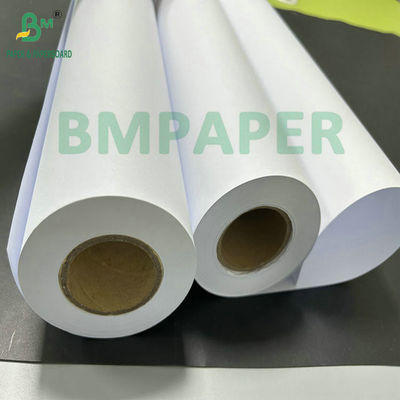 80 گرم کاغذ کاغذي سفيد بدون پوشش با اندازه 36 اينچ x 50 يارد 2 &quot;