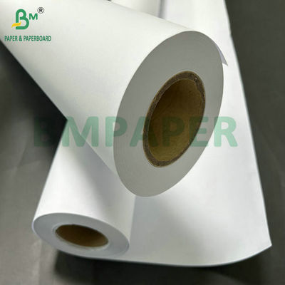 80 گرم کاغذ کاغذي سفيد بدون پوشش با اندازه 36 اينچ x 50 يارد 2 &quot;