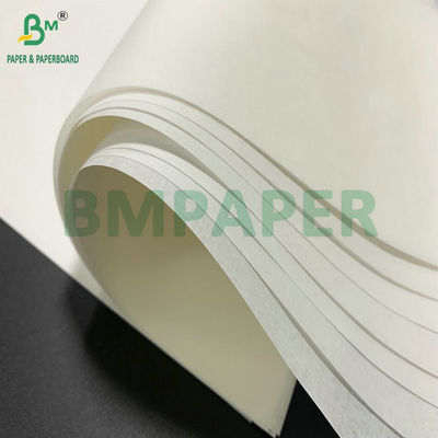 600mm عرض رول 25gsm 30gsm کاغذ Kraft سفید برای کاغذ نان پختن کیک