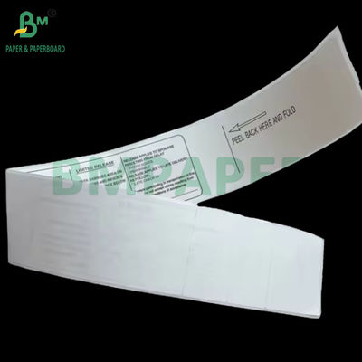 70 گرم برچسب حرارتی هواپیمایی کاغذ برچسب چسبنده 53.9cm X 5.5cm