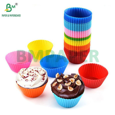 40g رنگارنگ کاغذ پوشک کیک کاغذ قالب برای مواد اولیه نگهدارنده کلوچه