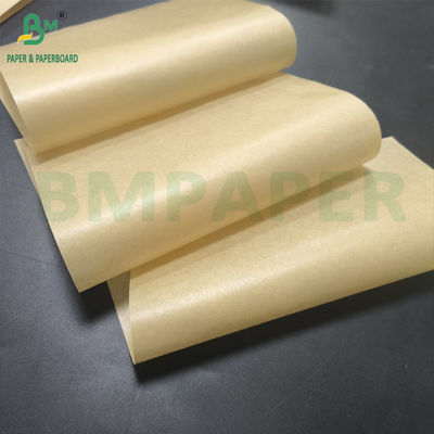 قهوه ای سفید 40g غیر چسب کاغذ پخت و پز سیلیکون فرون پخت و پز کاغذ سطل